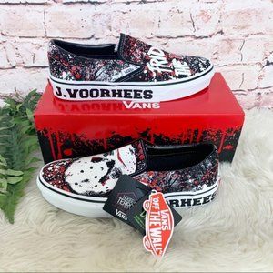 VANS Classic Slip On x Friday The 13th Jason Voorhees Shoes Mens Sneaker